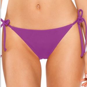 Becca Rebecca Virtue Tie String Bikini Bottoms SZ XS NWOT